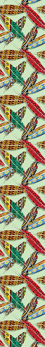 patterned-wallpaper-feathers-in-spring