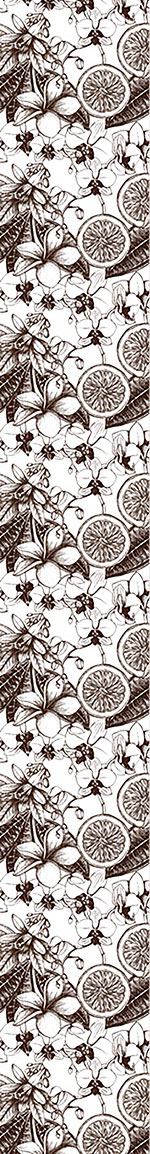 patterned-wallpaper-vintage-exotic-flowers