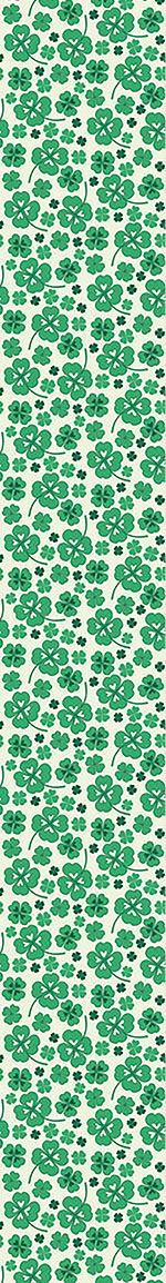 patterned-wallpaper-lucky-clover-on-white