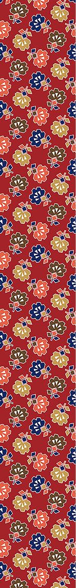 patterned-wallpaper-spiky-red