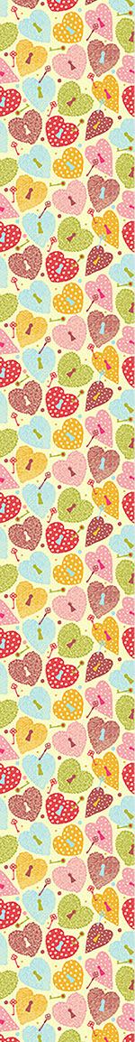 patterned-wallpaper-heart-castles