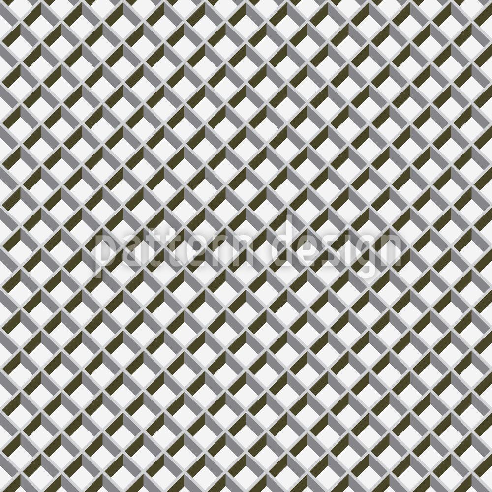 patterned-wallpaper-metal-grid