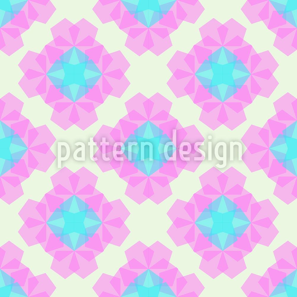 patterned-wallpaper-pentagon-diamonds