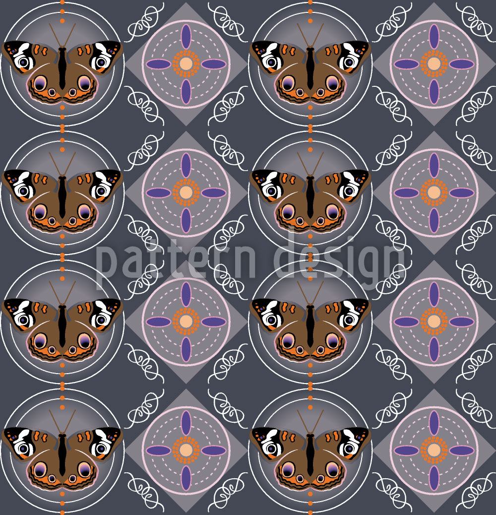 patterned-wallpaper-peacock-butterflies