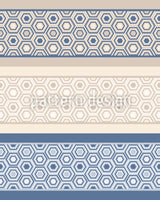patterned-wallpaper-hexagon-borders