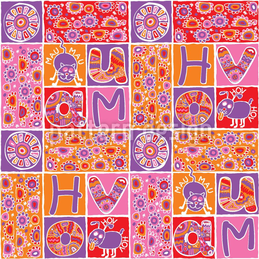 patterned-wallpaper-animal-patchwork