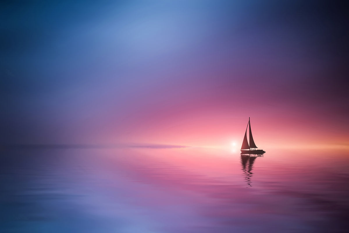 photo-wallpaper-sailing-across-the-lake-toward-the-sunset-x