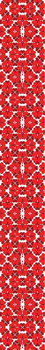 patterned-wallpaper-shamrock-in-red