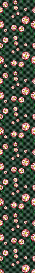 patterned-wallpaper-gerbera-blossoms