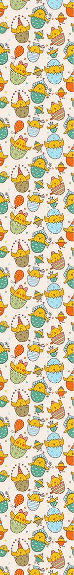 patterned-wallpaper-russian-easter-chicks