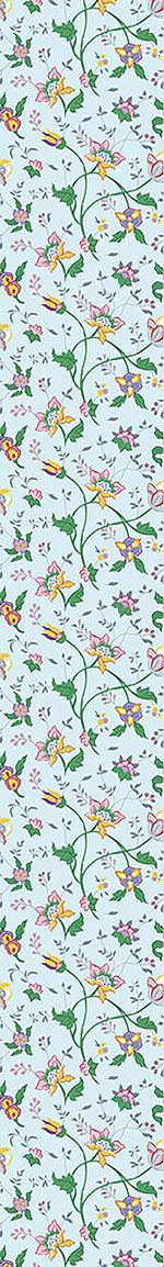 patterned-wallpaper-little-blue-flower-fantasy