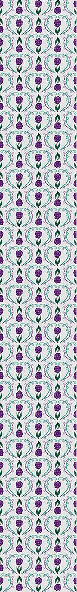 patterned-wallpaper-flowers-with-tendrils