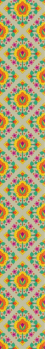 patterned-wallpaper-medieval-flowers