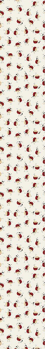 patterned-wallpaper-cartoon-ladybugs-dancing