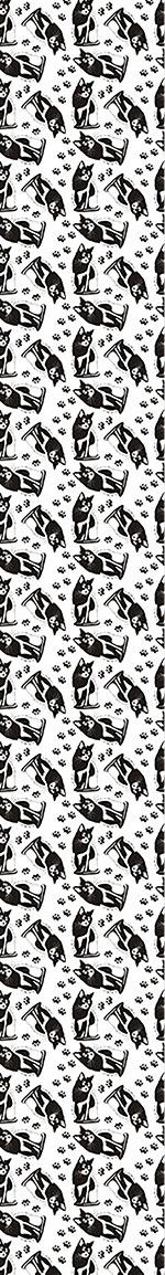 patterned-wallpaper-cats-on-their-watch