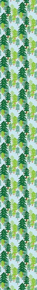 patterned-wallpaper-it-is-snowing-in-the-fir-forest