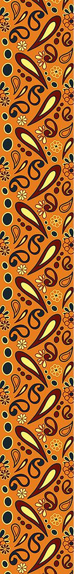 patterned-wallpaper-beebob-paisley-orange