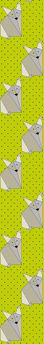 patterned-wallpaper-origami-fox-dot