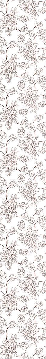 patterned-wallpaper-bouquet-outlines