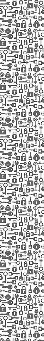 patterned-wallpaper-key-and-lock