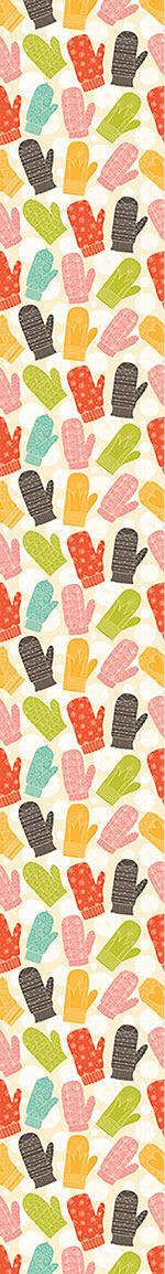 patterned-wallpaper-mittens-and-snowflakes