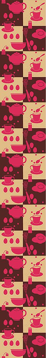 patterned-wallpaper-breakfast-table