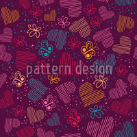 patterned-wallpaper-universe-of-butterflies-and-hearts