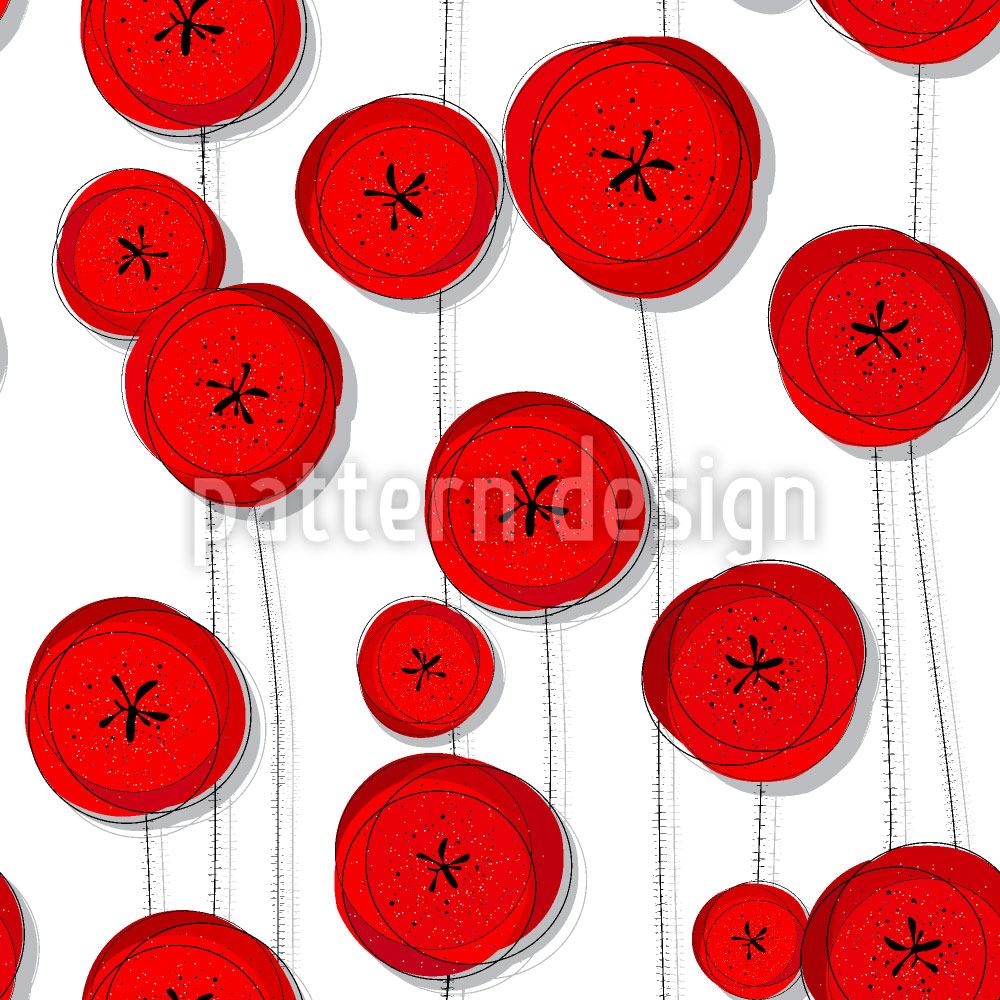 patterned-wallpaper-poppy-flowers-on-wire