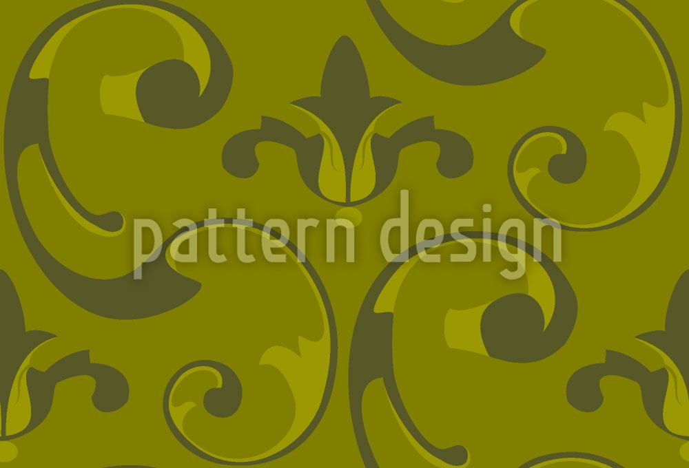 patterned-wallpaper-volutes