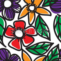 patterned-wallpaper-flower-doodles