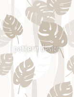 patterned-wallpaper-beige-leaves