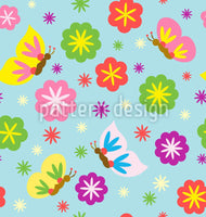 patterned-wallpaper-party-flowers