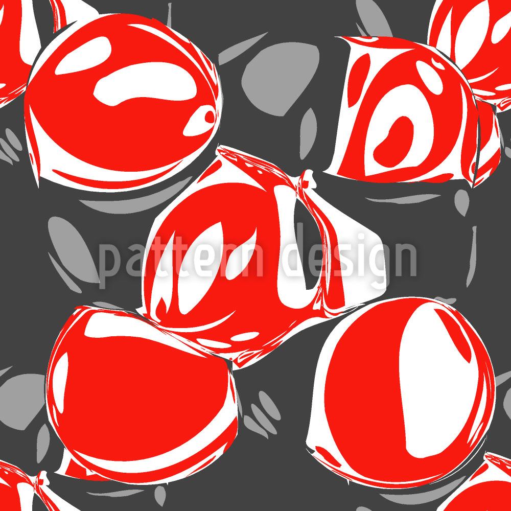 patterned-wallpaper-cocktail-cherries-on-grey