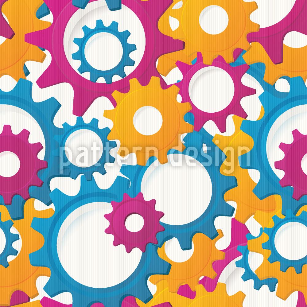 patterned-wallpaper-gear-fantasy