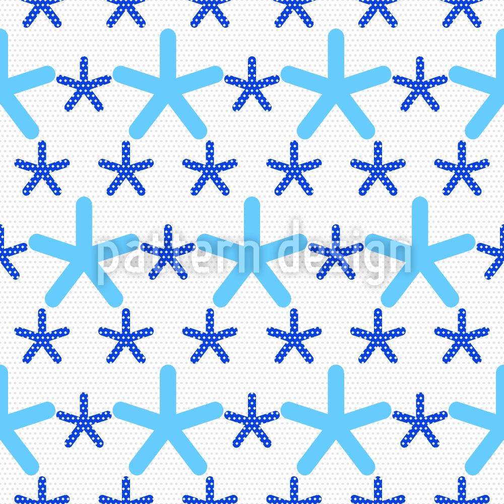 patterned-wallpaper-snowflakes-dance-on-dots