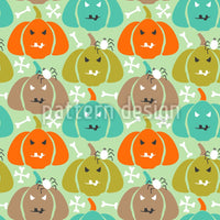 patterned-wallpaper-scary-pumpkins