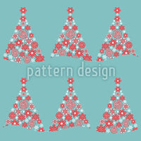 patterned-wallpaper-christmassy-forest