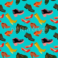 patterned-wallpaper-types-of-shoes