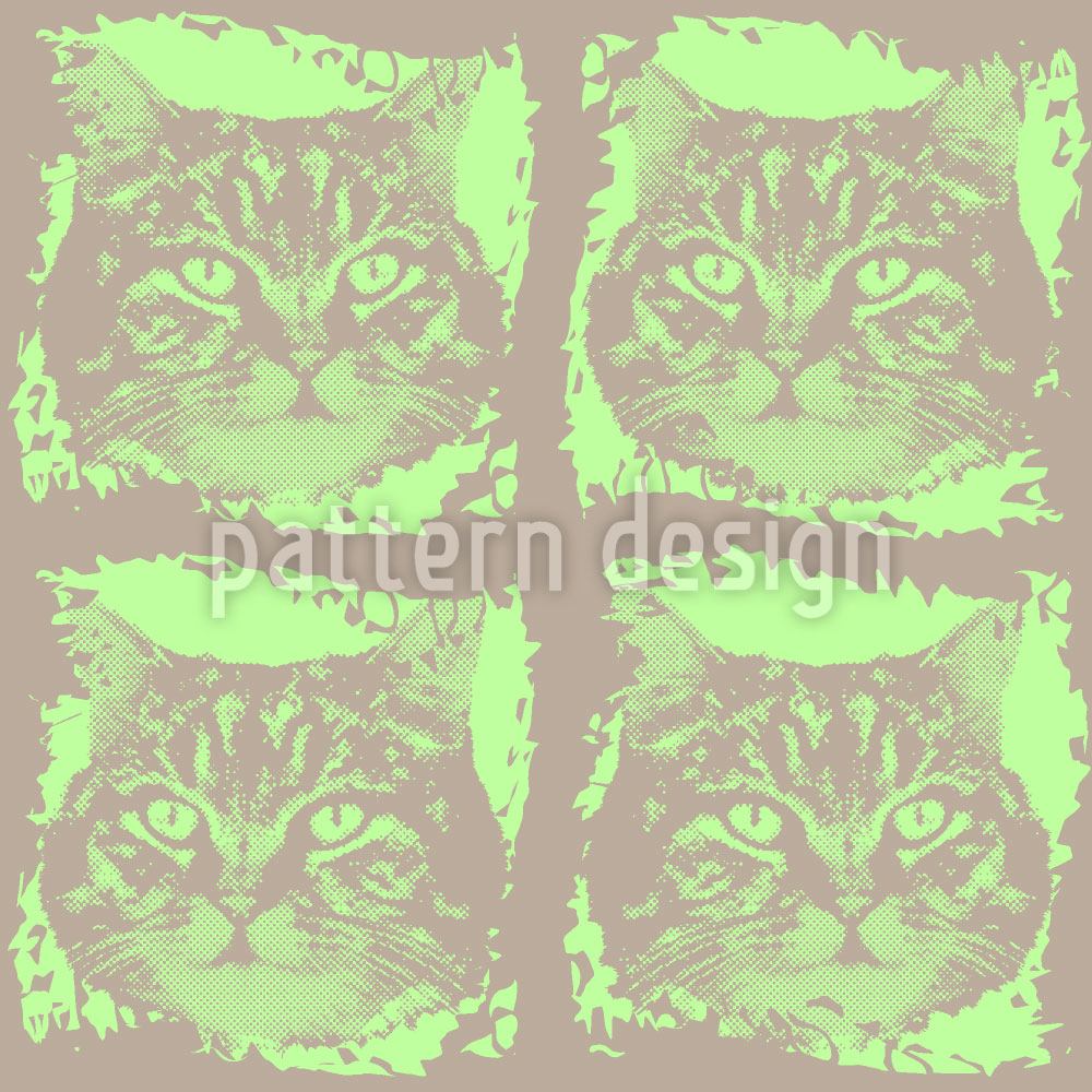 patterned-wallpaper-kitty-minka-green