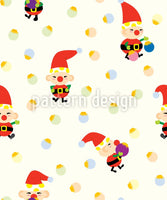 patterned-wallpaper-santas-elves