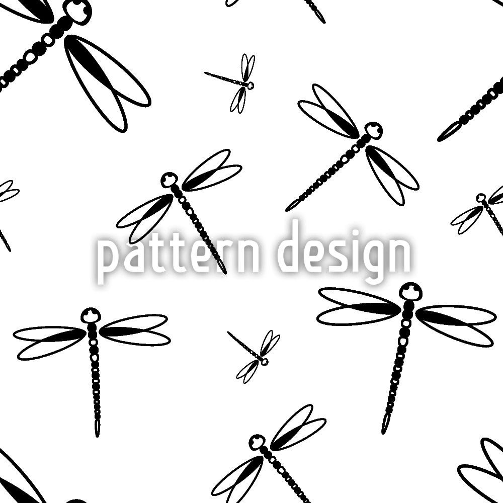 patterned-wallpaper-dragonfly-swarm