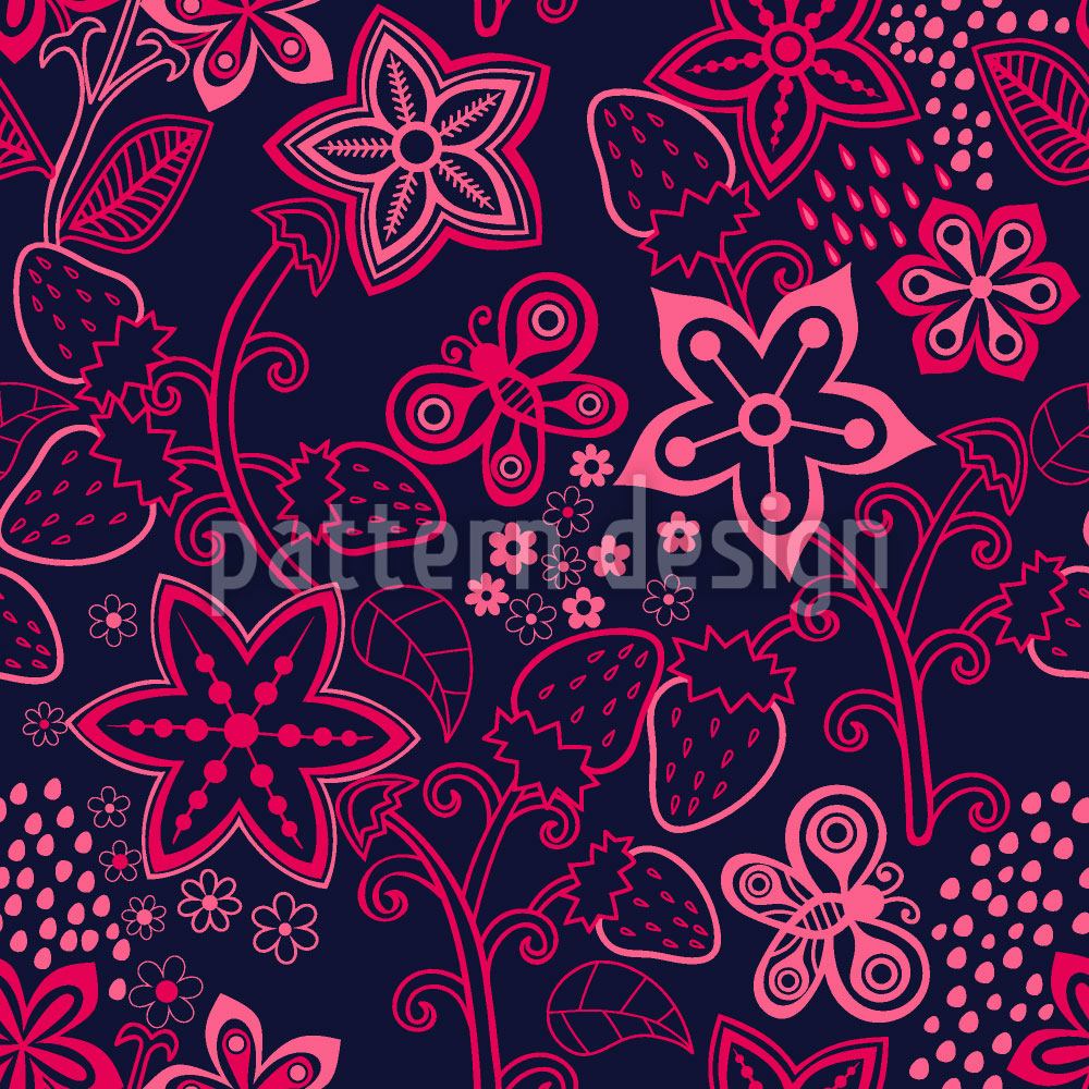 patterned-wallpaper-forest-berry-paradise