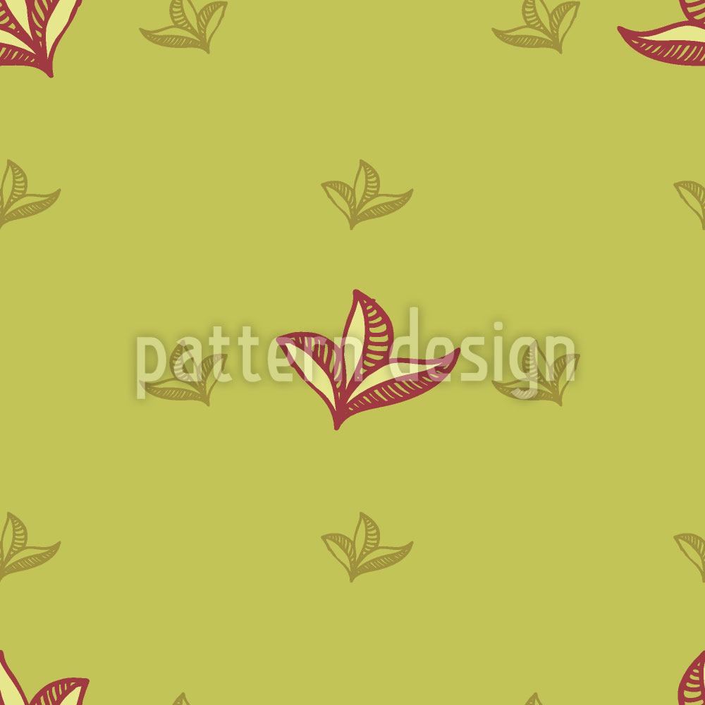 patterned-wallpaper-fresh-leaves