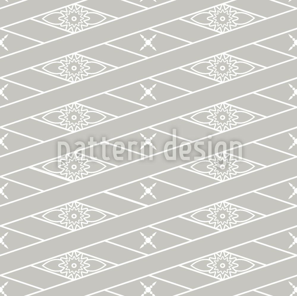 patterned-wallpaper-rhombus-grey