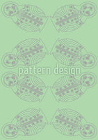 patterned-wallpaper-matryoshkas-on-green