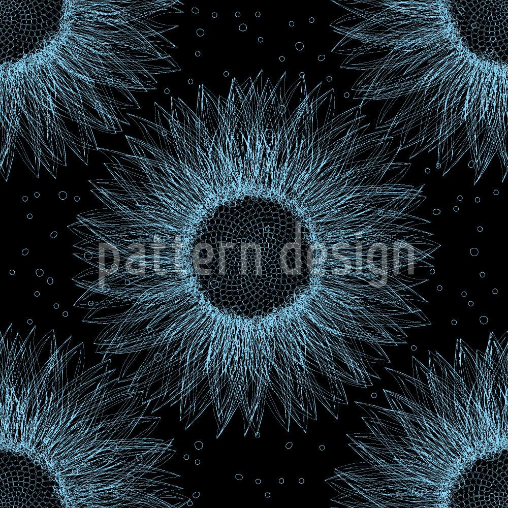 patterned-wallpaper-sunflower-in-the-depth