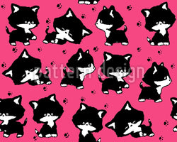 patterned-wallpaper-cute-kitten