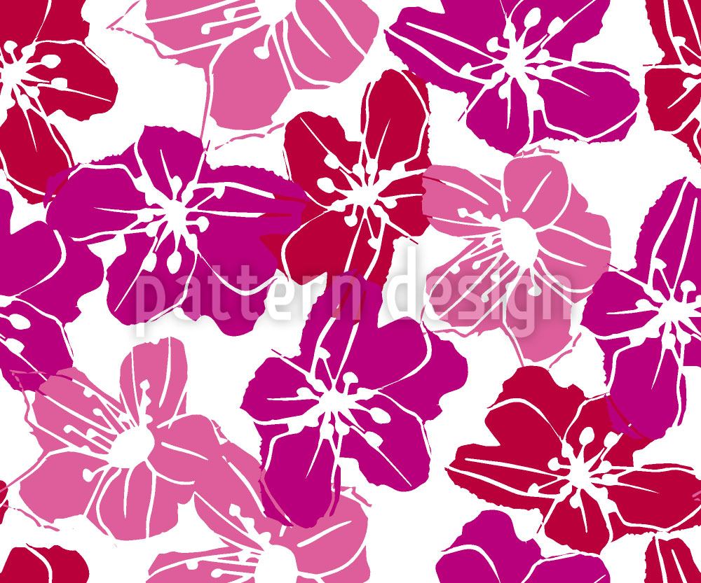 patterned-wallpaper-flowers-from-hawaii