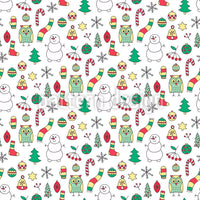 patterned-wallpaper-winter-fun-with-mr-snowman