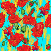 patterned-wallpaper-poppies